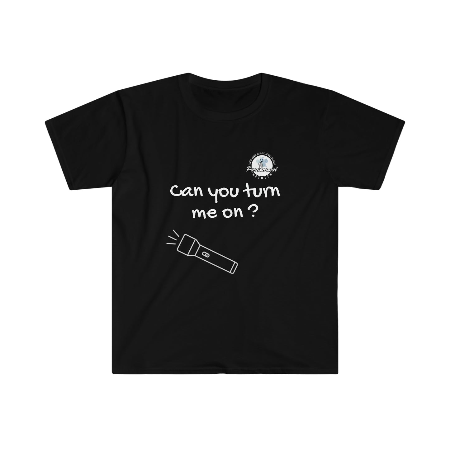 Can you turn me on?  Unisex Softstyle T-Shirt