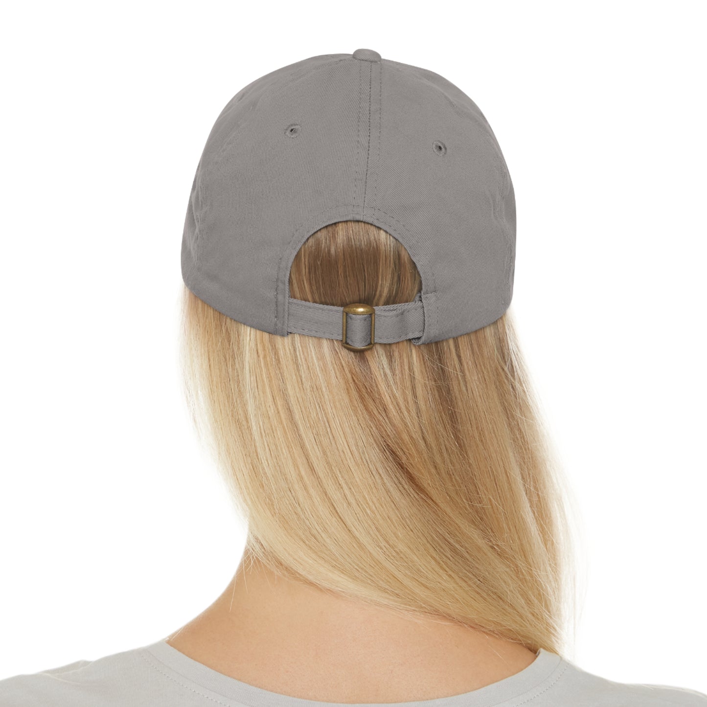 Boozie's Dad Hat with Leather Patch (Rectangle)
